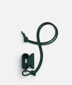 Bottega Veneta Airpods Case Emerald green Outlet