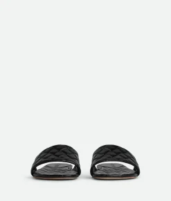 Bottega Veneta Amy Flat Mule Black Discount