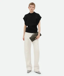 Bottega Veneta Andiamo Clutch Kaki Outlet