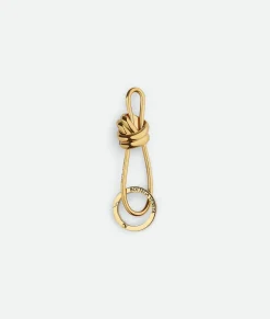 Bottega Veneta Andiamo Key Ring Muse brass Sale