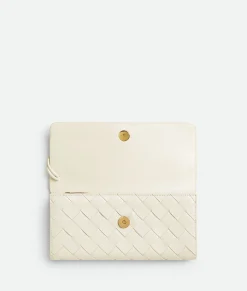 Bottega Veneta Andiamo Large Flap Wallet Sea salt Sale