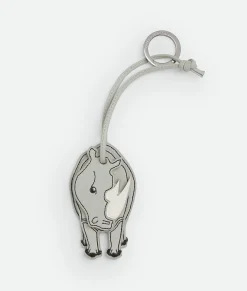 Bottega Veneta Animal Key Ring White/agate grey Sale