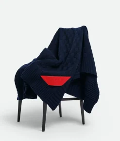 Bottega Veneta Blanket Damier Blu navy Sale