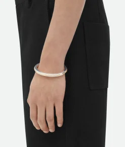 Bottega Veneta Bolt Cuff Bracelet Silver/yellow gold Sale