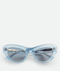 Bottega Veneta Bombe Cat Eye Sunglasses Light blue/blue Outlet