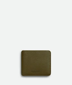 Bottega Veneta Booster Bi-Fold Wallet Olive oil/space/fondant Outlet