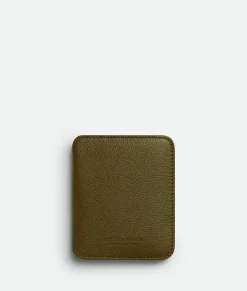 Bottega Veneta Booster Flap Card Case Olive oil/space/fondant Discount