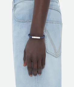 Bottega Veneta Braid Leather Bracelet Cruise