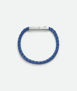 Bottega Veneta Braid Leather Bracelet Cruise