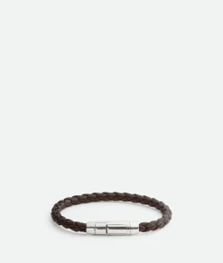 Bottega Veneta Braid Leather Bracelet Fondant Hot