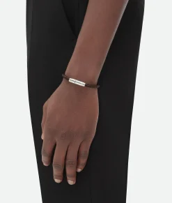 Bottega Veneta Braid Leather Bracelet Fondant Hot