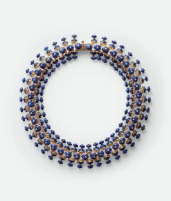 Bottega Veneta Bubble Necklace Lapis/white Hot