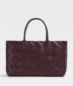 Bottega Veneta Cabat Grape/almond