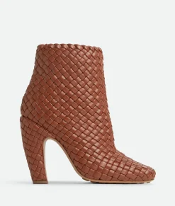 Bottega Veneta Canalazzo Ankle Boot Brown sugar Discount