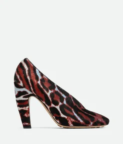 Bottega Veneta Canalazzo Pump Black/pale blue/chili Discount