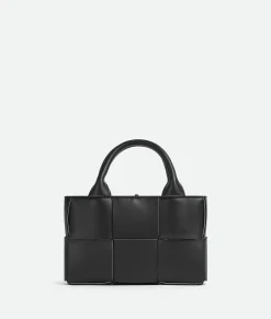 Bottega Veneta Candy Arco Tote Bag Black / White Best