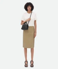 Bottega Veneta Candy Arco Tote Bag Black / White Best