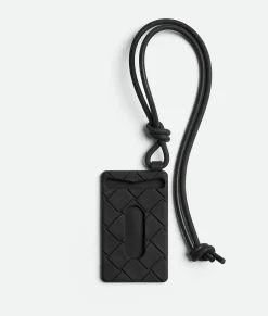 Bottega Veneta Card Case On Strap Black Online