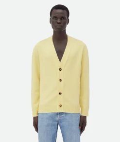 Bottega Veneta Cashmere Cardigan Sherbert Outlet