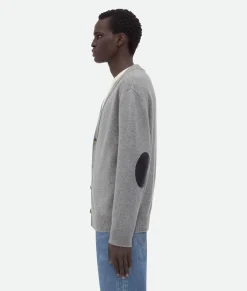 Bottega Veneta Cashmere Cardigan Light grey melange New