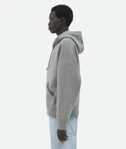 Bottega Veneta Cashmere Hoodie Light grey melange Best