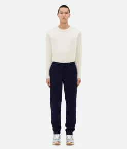 Bottega Veneta Cashmere Jogger Trousers Navy Best