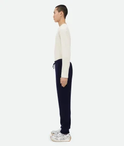 Bottega Veneta Cashmere Jogger Trousers Navy Best