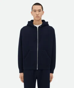 Bottega Veneta Cashmere Jumper Navy Clearance