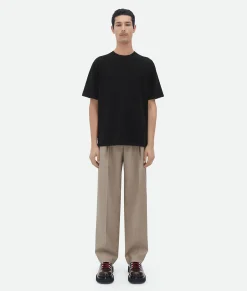 Bottega Veneta Cashmere T-Shirt Black Outlet