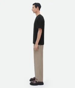 Bottega Veneta Cashmere T-Shirt Black Outlet