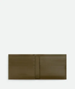 Bottega Veneta Cassette Bi-Fold Wallet Mud Hot