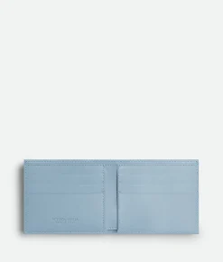 Bottega Veneta Cassette Bi-Fold Wallet Blue melange/ice Outlet