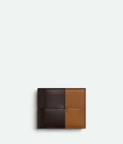 Bottega Veneta Cassette Bi-Fold Wallet Fondant/wood Online