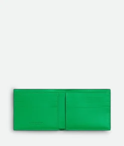 Bottega Veneta Cassette Bi-Fold Wallet Black/parakeet Best