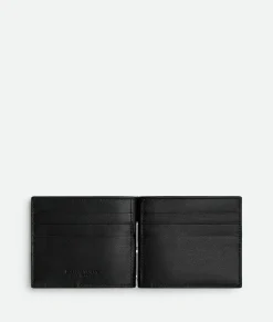 Bottega Veneta Cassette Bill Clip Wallet Black Best