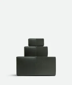 Bottega Veneta Cassette Box - XL Dark green Hot