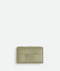 Bottega Veneta Cassette Business Card Case Travertine Best