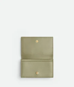 Bottega Veneta Cassette Business Card Case Travertine Best