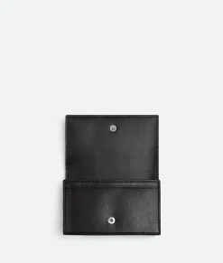 Bottega Veneta Cassette Business Card Case Black