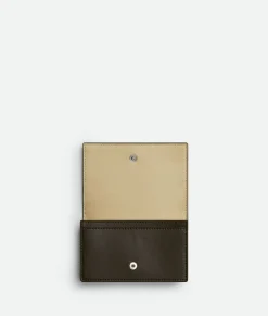 Bottega Veneta Cassette Business Card Case Kaki/light butterscotch Hot