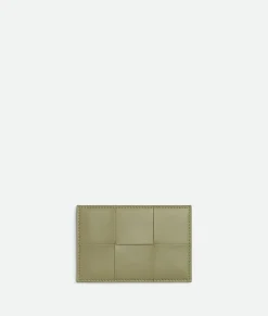 Bottega Veneta Cassette Credit Card Case Travertine Hot