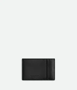 Bottega Veneta Cassette Credit Card Case Black / Natural