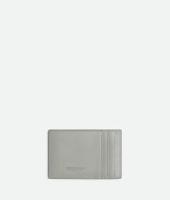 Bottega Veneta Cassette Credit Card Case Agate grey / Aloe Sale
