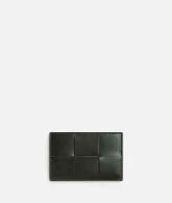 Bottega Veneta Cassette Credit Card Case Dark moss Outlet