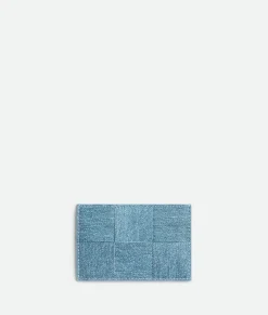 Bottega Veneta Cassette Credit Card Case Blue melange/ice Online
