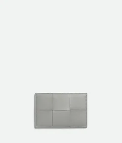 Bottega Veneta Cassette Credit Card Case Sterling/zenith New