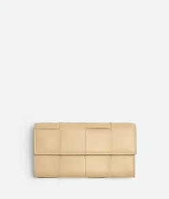 Bottega Veneta Cassette Large Flap Wallet Porridge Discount
