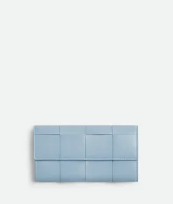 Bottega Veneta Cassette Large Flap Wallet Ice New