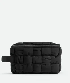 Bottega Veneta Cassette Travel Pouch Black Best