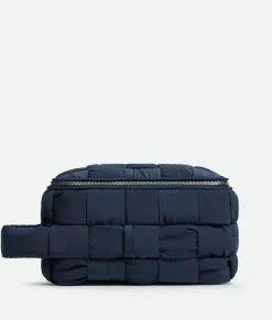 Bottega Veneta Cassette Travel Pouch Abyss New